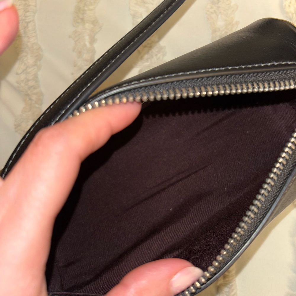 Coach Black Leather Wristlet - Picture 5 of 5
